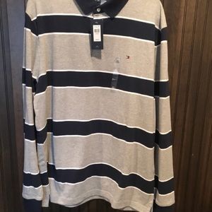 NWT XL Men’s Tommy Hilfiger Long Sleeve Polo